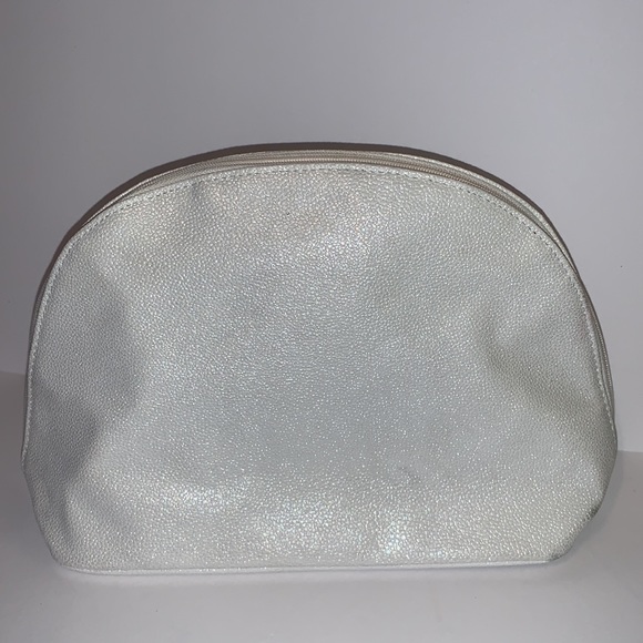 Dior Silver & White Makeup Bag Cosmetic Bag - Picture 5 of 12